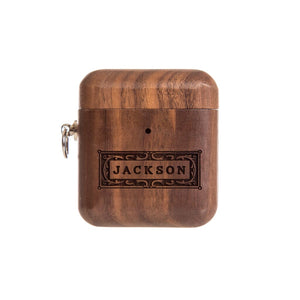 Walnut AirPods Case- Classic Swanky Badger AirPods 1/2 