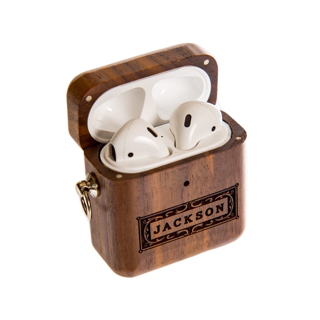 Walnut AirPods Case- Classic Swanky Badger AirPods 1/2 