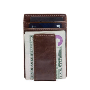 Branded Money Clip Wallet Men's Leather Wallet Swanky Badger 