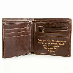 Buy Personalized Leather Wallet,Shop  Personalized Leather Wallet,Shop  Personalized Leather Wallet online,Personalized Father`s Day Gifts, Personalized Gifts for Dad, Personalized Gifts For Him, Personalized Groomsmen Gifts, 